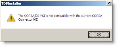 TDSInstaller - 2010-4 errormessage